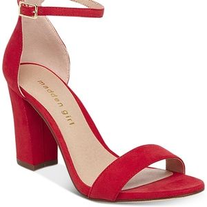 Madden Girl Bella Two-Piece Block Heel Sandals
